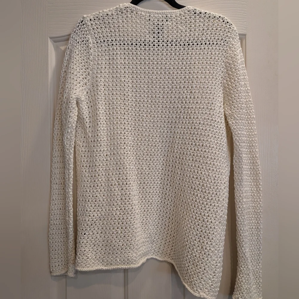 Ralph Lauren Hand Knit Open Weave Cardigan - Picture 6 of 6